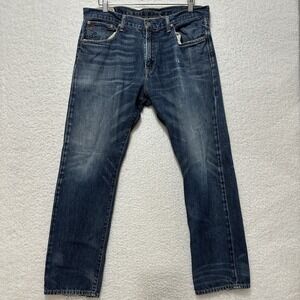 Polo Ralph Lauren Jeans Mens Blue Hampton Straight Denim‎ Size 34
